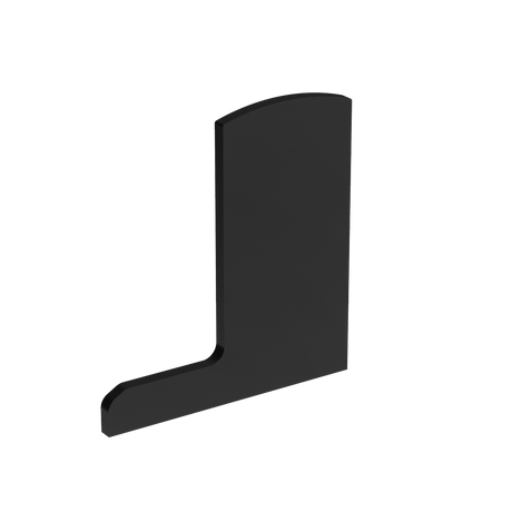 Endkappe für Aluprofil Al/0006-UNO-S-EB