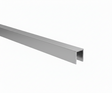 Verglasungsprofil U AL 20x30x2mm für Glass t10-12mm eloxiert