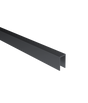 Verglasungsprofil U AL 20x40x2mm für Glass t10-12mm schwarz ELOX