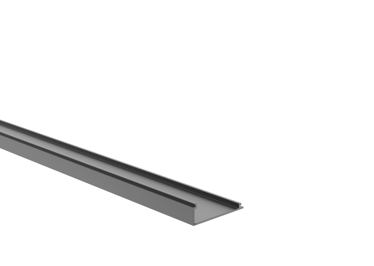 Aluminium-Zaunadapter für Tafelfüllungen 1-8mm - 6000mm Abdeckleiste