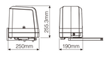 Rollkit joint drive for double-leaf gate, set