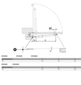 CAME drive for swing gates, 24 V DC