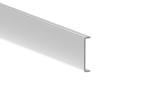 Edelstahl-U-Profil 15×75×15×3 mm – Länge 2,0 m – AISI 304, Natur
