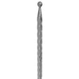 Stab mit Kugel h350, b15, dekoriert 12x12mm