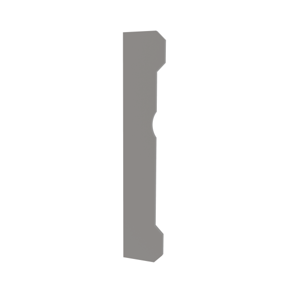 Wicket/gate end stop 270x50x3mm, INOX