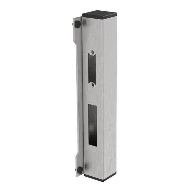Gate end stop for electromagnetic lock, universal