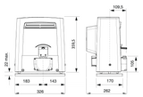 CAME automation for sliding gates, set, max 2200kg