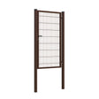 Bránka 1kr. 2D BOX ZnPVC 1000x1700mm RAL 8017 hnedá