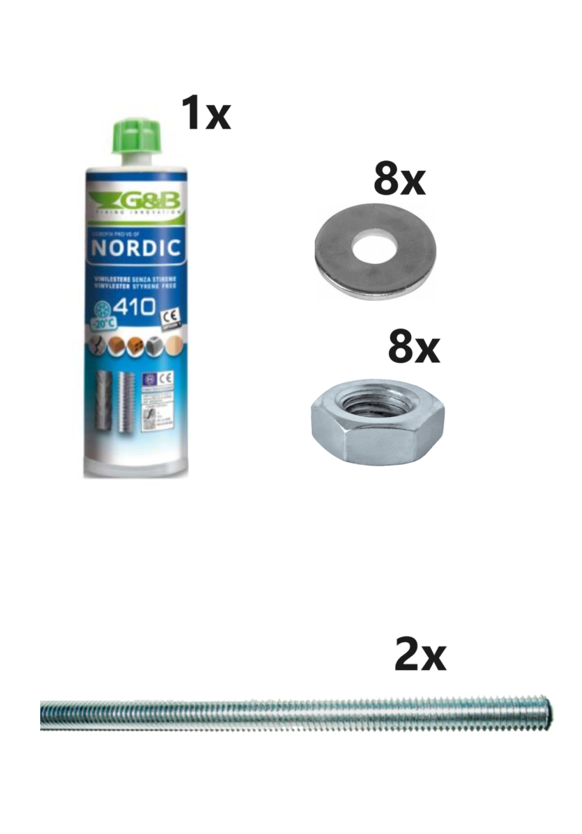 Montagesatz - Winter für CARPORT