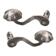 Ziertürdrücker L160,d17,5mm, Zn-black