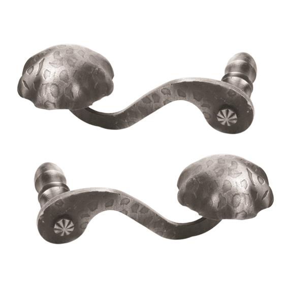 Ziertürdrücker L160,d17,5mm, Zn-black