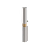 Weldable hinge with spring D22, INOX, L165mm