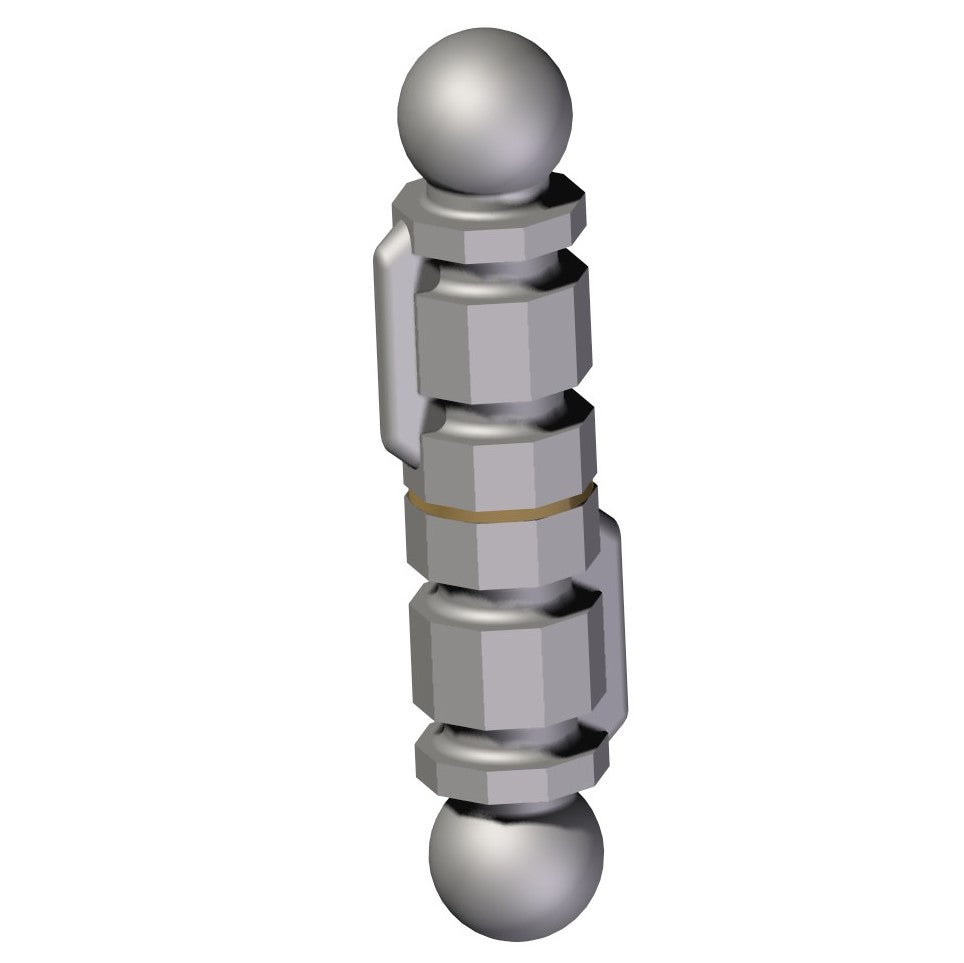 Halseisenband verziert D21mm, L110mm