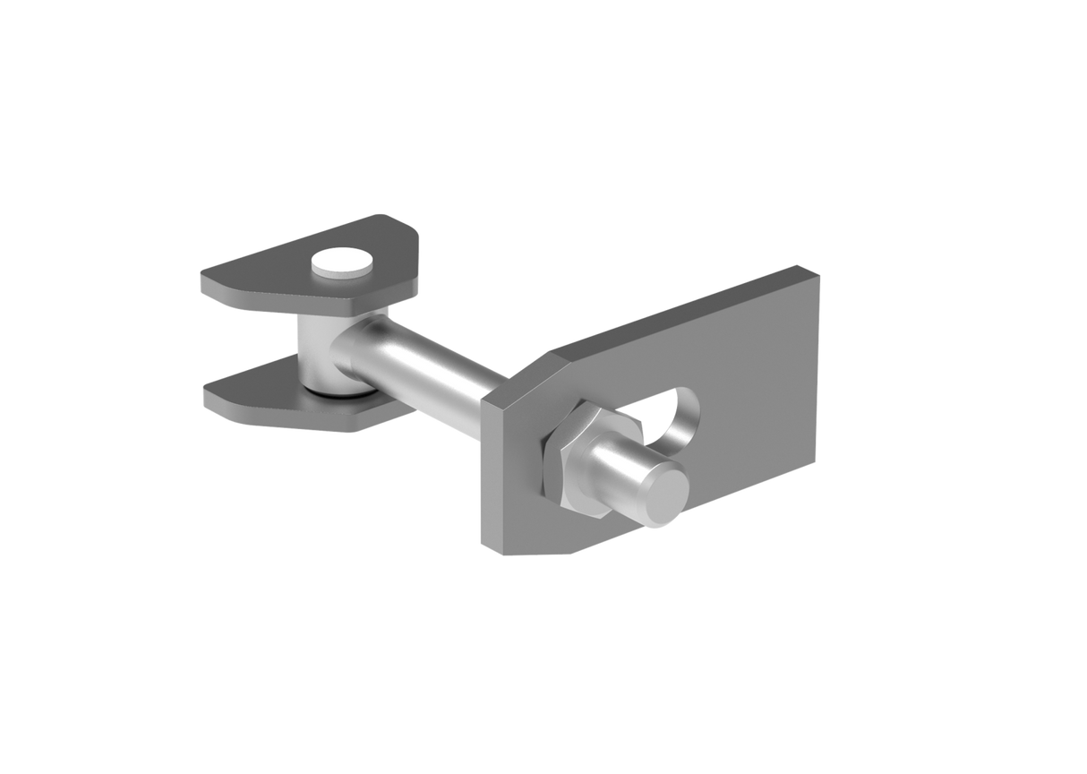 Adjustable hinge Zn, 180°, M20