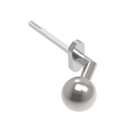 Door handle with plate,AISI 304, K320