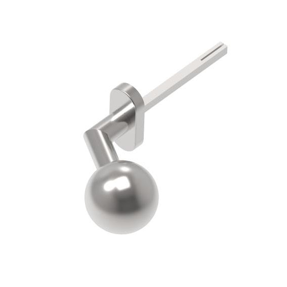 Door handle with plate,AISI 304, K320