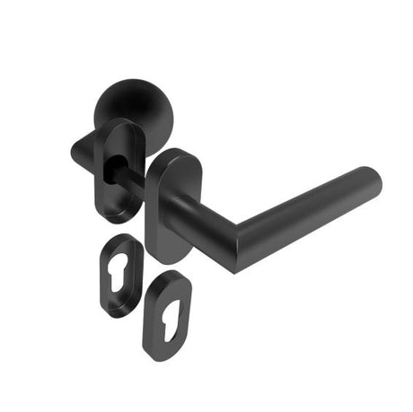 Türdrücker Edelstahl AISI 304, BLACK