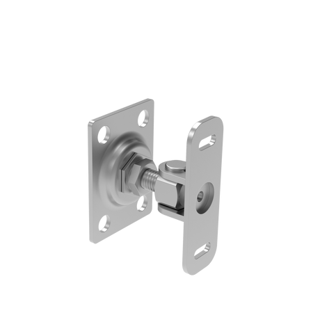 EdelstahlTorband regulierbar mit platte