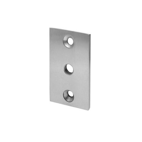 Platte für verstellbare Scharniere, 100x60x8mm s 2 x 15,5mm, INOX
