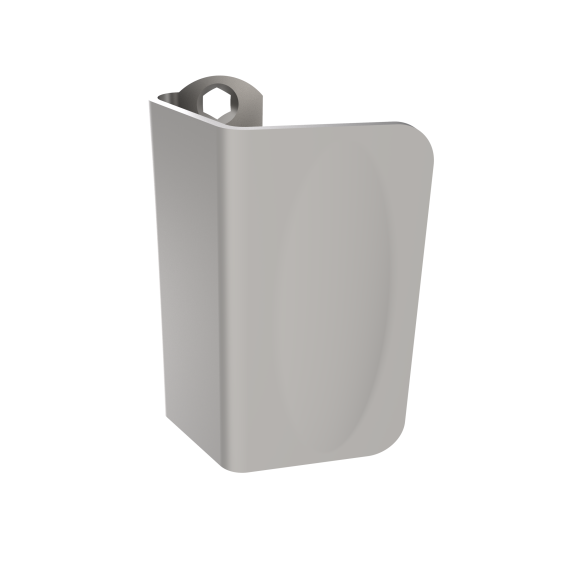 Door handle, 93x65mm, color black
