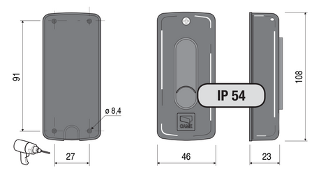 CAME Lichtschranke max. 20m