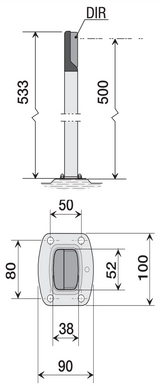 CAME Pfosten für Lichtschranke