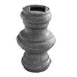 Steckelement für Stab h65, D38, 12,5x12,5mm