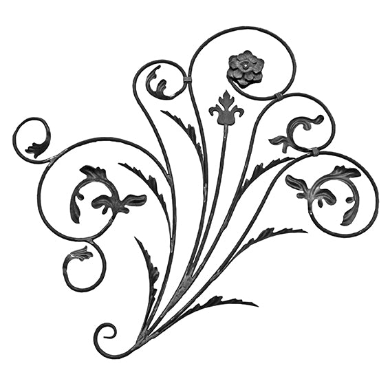 Zierornament - rechts 880x830, D12mm