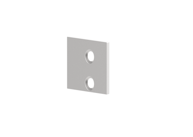 Aluminiumabdeckung des Adapters für Jalousien 66x40 R7016