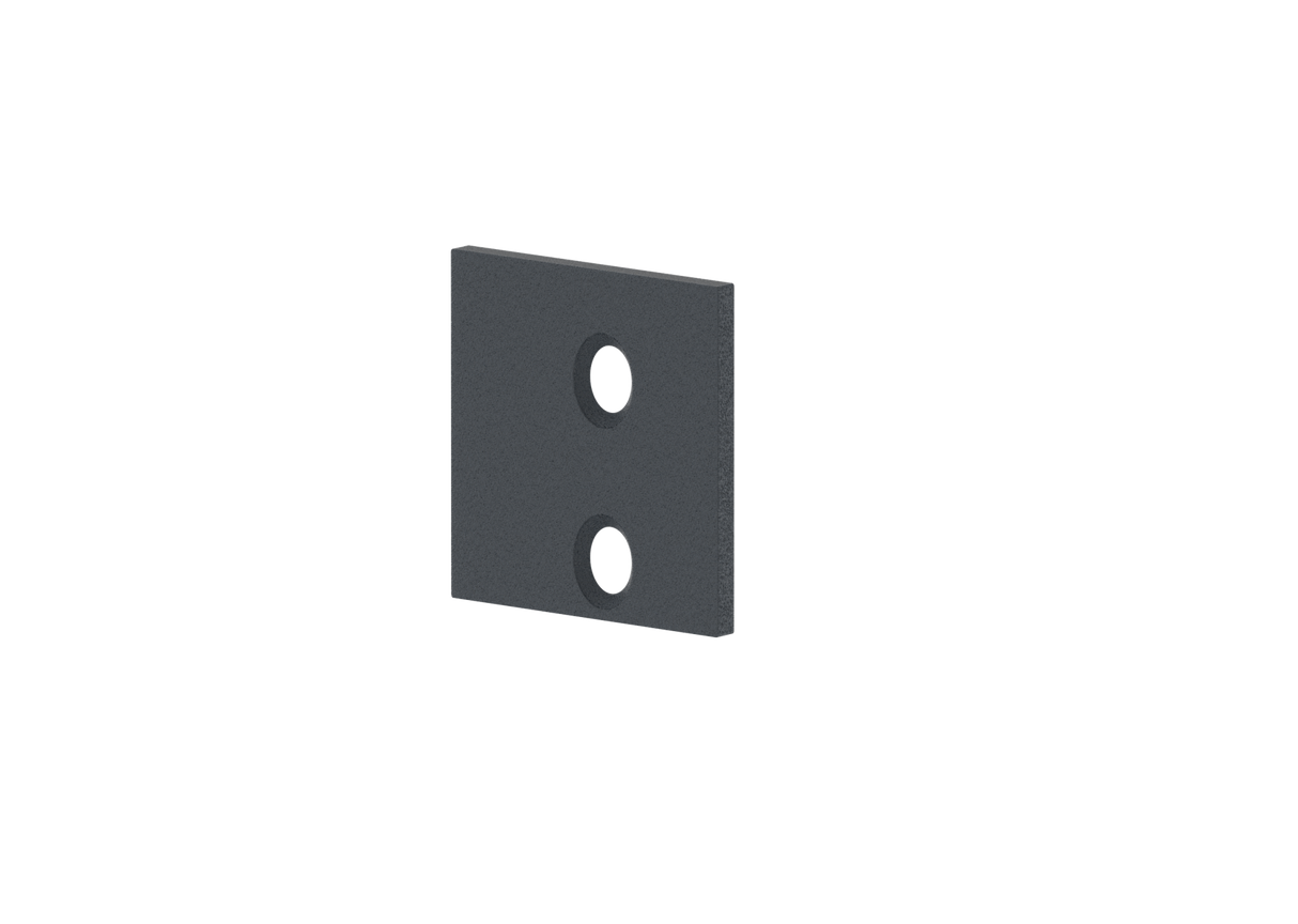 Aluminiumabdeckung des Adapters für Jalousien 66x40 R7016