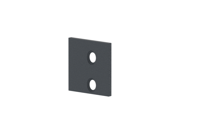 Aluminiumabdeckung des Adapters für Jalousien 66x40 R7016