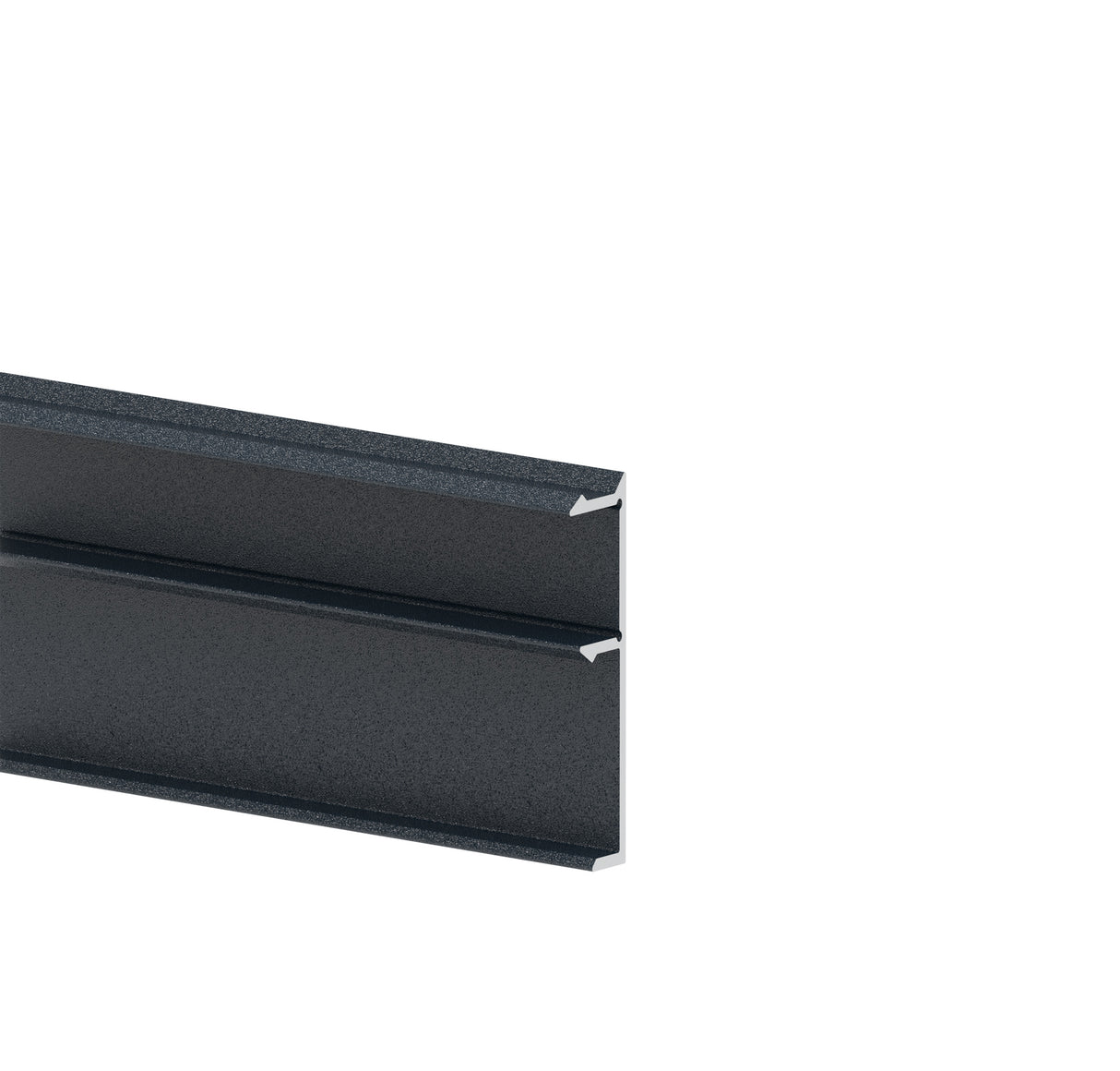 Aluminium-Zaunadapter für Füllungen - 6000mm Abdeckleiste