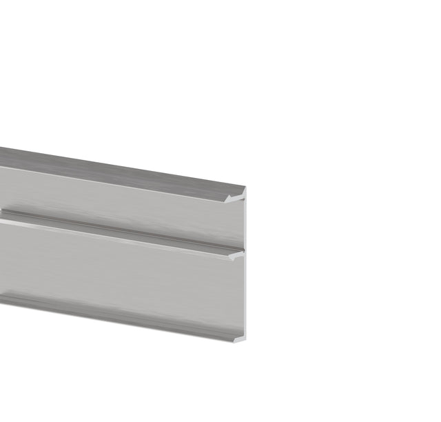 Aluminium-Zaunadapter für Füllungen - 6000mm Abdeckleiste