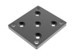 Aluminium Ankerplatte für Pfosten 80x80 R7016