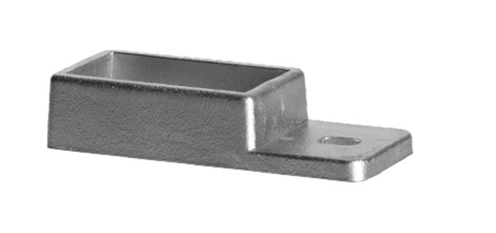 Aluminium-Konsole zur Befestigung des tragenden Profils der vertikalen Füllung, für Profil 60 x 30 – Natural