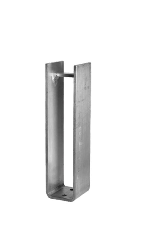 Aluminium-Montagefuß für Profil 80x80 natur