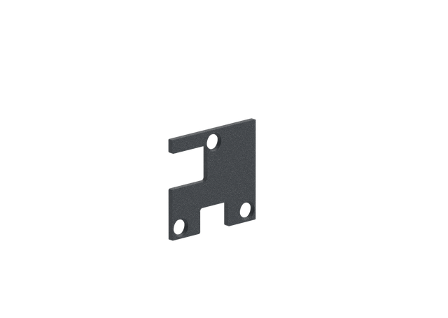 Aluminium Eckkappe für Pfosten 56x60 - Anthrazit RAL 7016