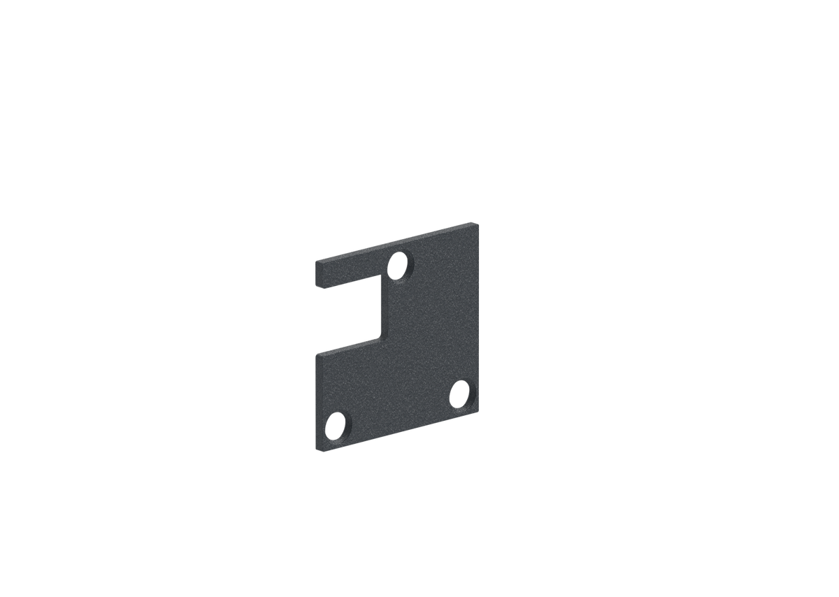 Aluminium Endkappe für Pfosten 56x60 - Anthrazit RAL 7016