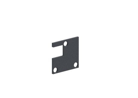 Aluminium Endkappe für Pfosten 56x60 - Anthrazit RAL 7016