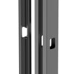 Set aus Aluminium Pfosten 50x60 und Abdeckung für den Schlossbereich -