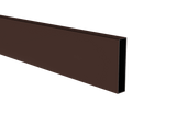 Aluminium-Zaunfüllung 20 x 100 x 1,1 - 6,0 m - Braun RAL 8017