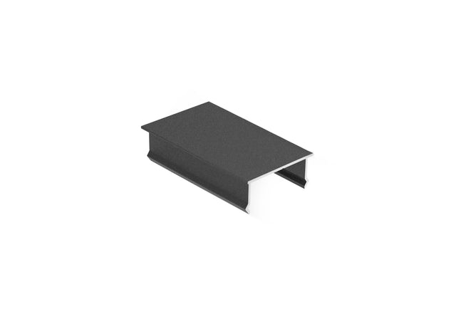 Aluminium-Abdeckung für vertikales Zaunpaneel, 40x40 – Anthrazit RAL 7016