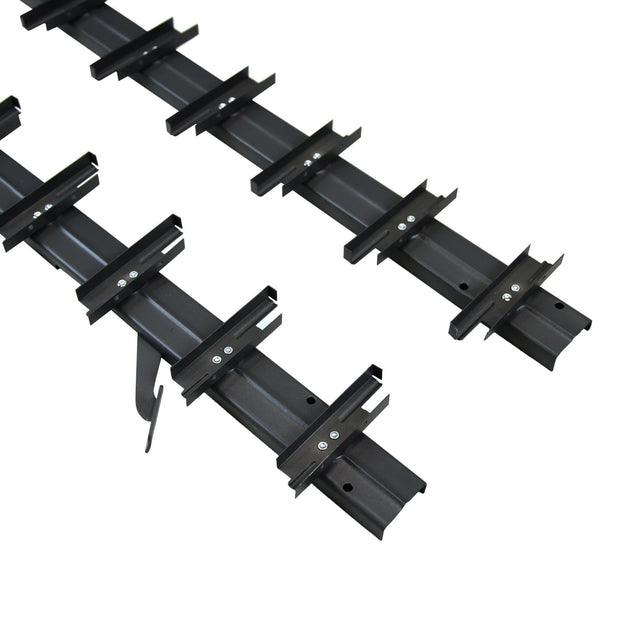 Bewegliches Aluminiumsystem – Jalousie – Paar (links + rechts)