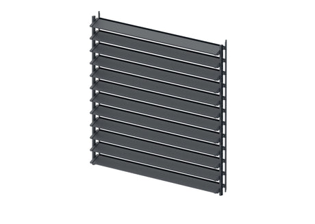 Set Anthrazit verzinktes Stahl Horizontal-Kippsystem 1,07 m mit 1,2 m Anthrazit Aluminiumfüllung 20x95