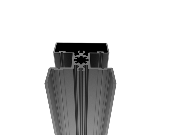 Aluminium-Zaunpfosten 50x60-6000mm R7016