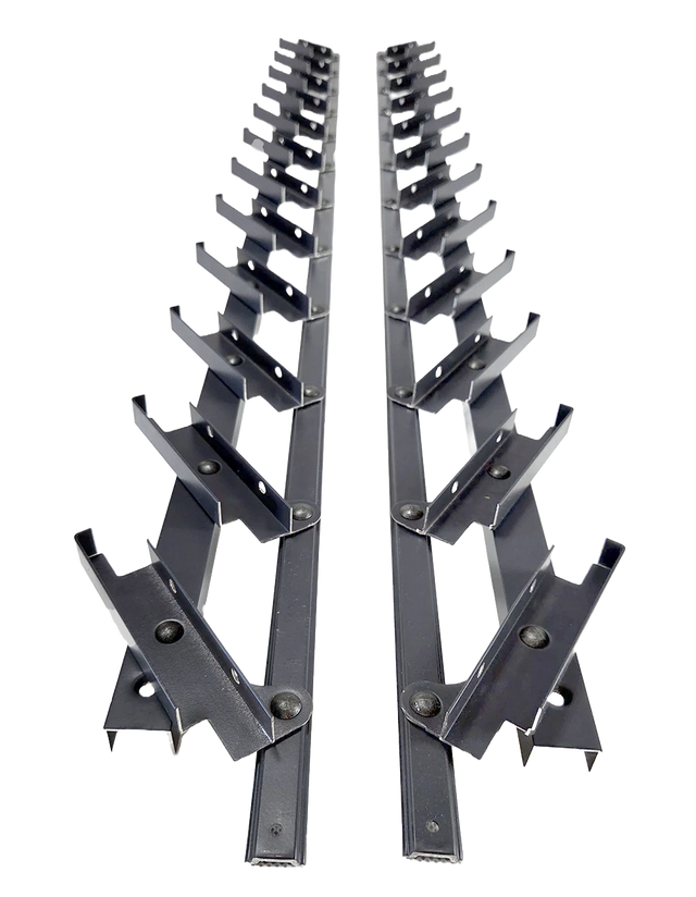 Bewegliches Aluminiumsystem – vertikal, Jalousie – Paar (links + rechts)