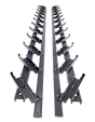 Bewegliches Aluminiumsystem – vertikal, Jalousie – Paar (links + rechts)