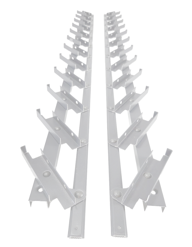 Bewegliches Aluminiumsystem – vertikal, Jalousie – Paar (links + rechts)