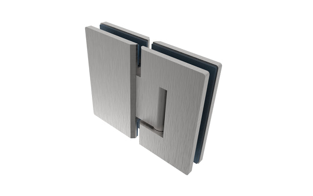 Glastürscharnier +/- 90° - Montage Glas/Glas AISI3