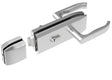 Schlösser für Glastüren inox + Gegenstück